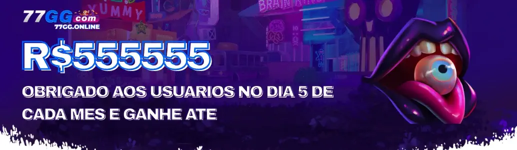 Bônus e promoções ativas no app 77GG
